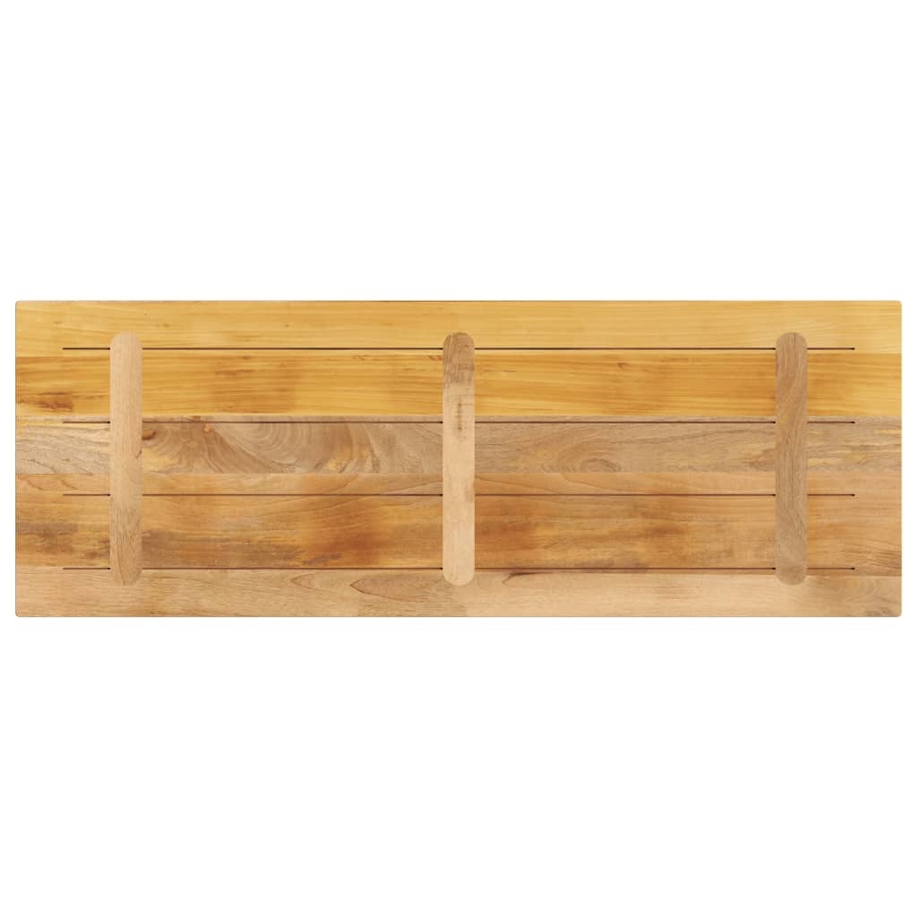 Piano per Tavolo 140x50x3,8 cm Rettangolare Legno Mango Grezzo