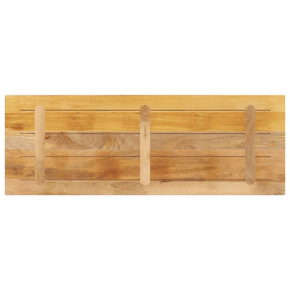 Piano per Tavolo 160x50x3,8 cm Rettangolare Legno Mango Grezzo