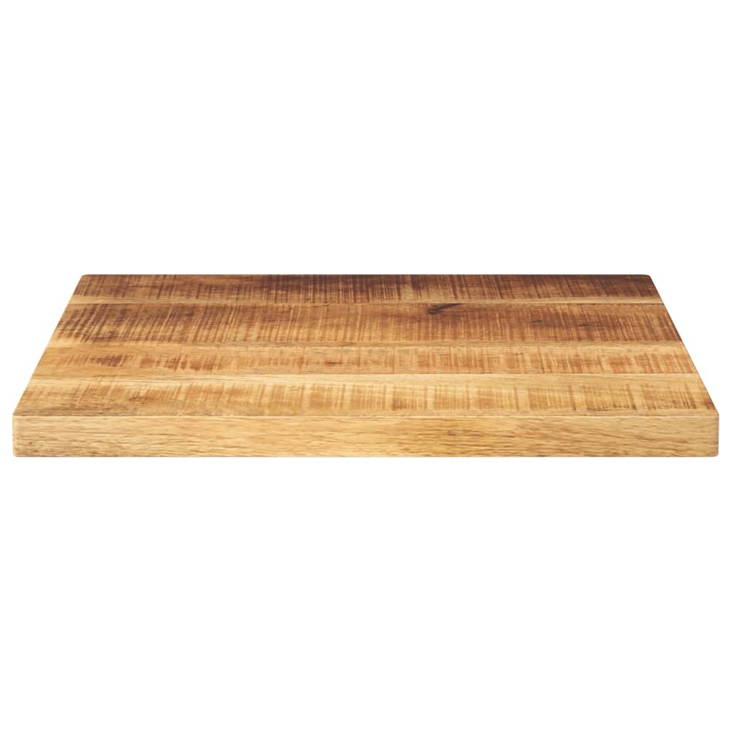 Piano per Tavolo 60x60x3,8 cm Quadrato Legno di Mango Grezzo