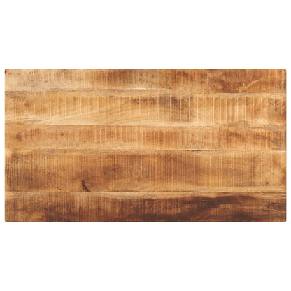 Piano per Tavolo 100x70x3,8 cm Rettangolare Legno Mango Grezzo