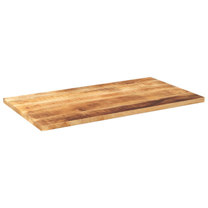 Piano per Tavolo 110x70x3,8 cm Rettangolare Legno Mango Grezzo