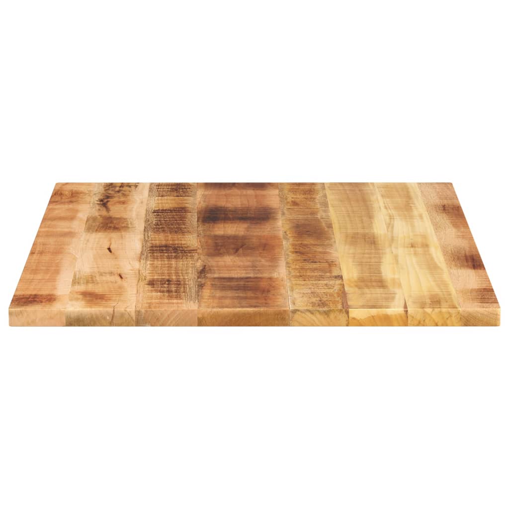 Piano per Tavolo 100x80x3,8 cm Rettangolare Legno Mango Grezzo