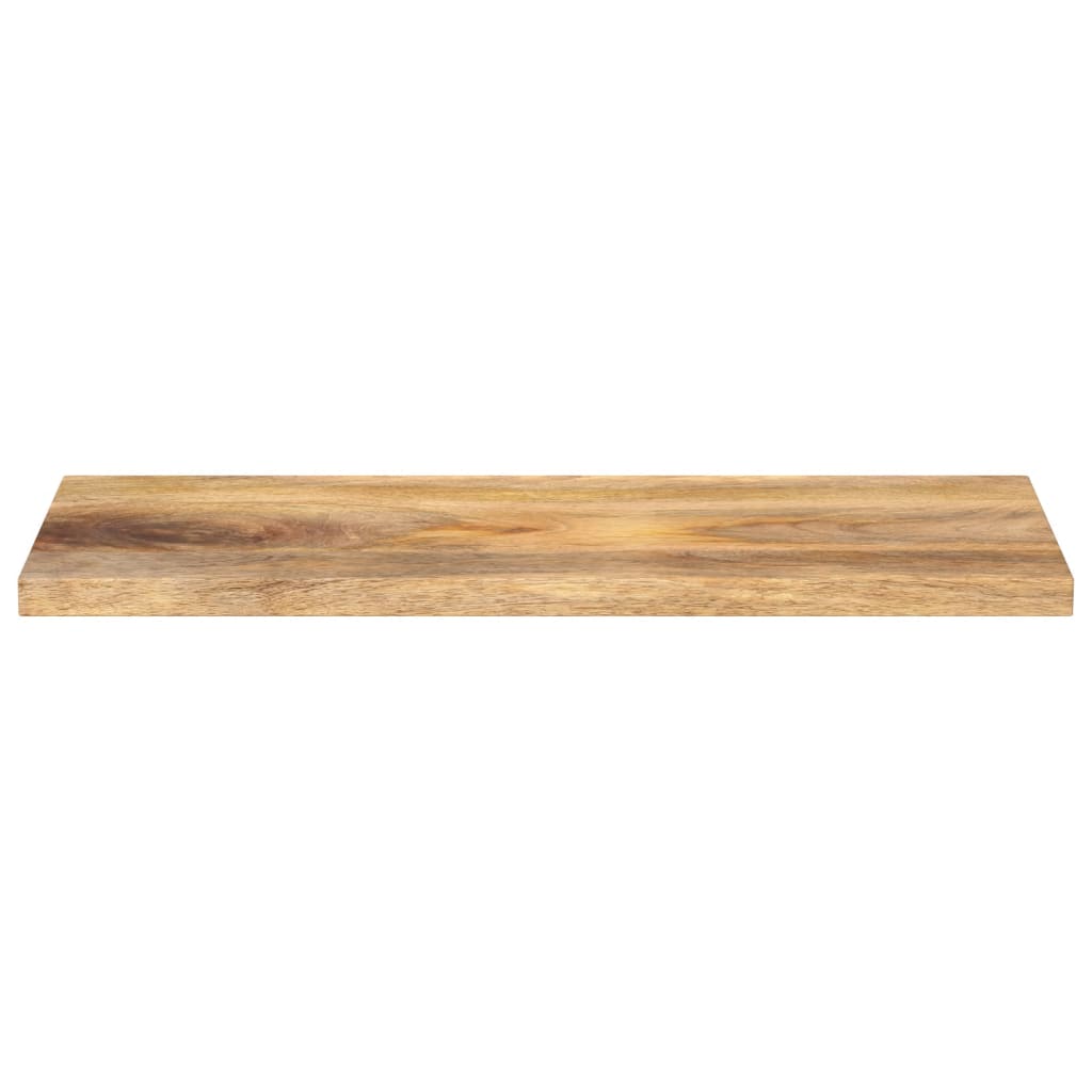 Piano per Tavolo 80x20x2,5cm Rettangolare Legno Massello Mango