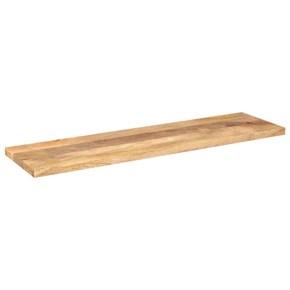 Piano per Tavolo 100x20x2,5 Rettangolare Legno Massello Mango