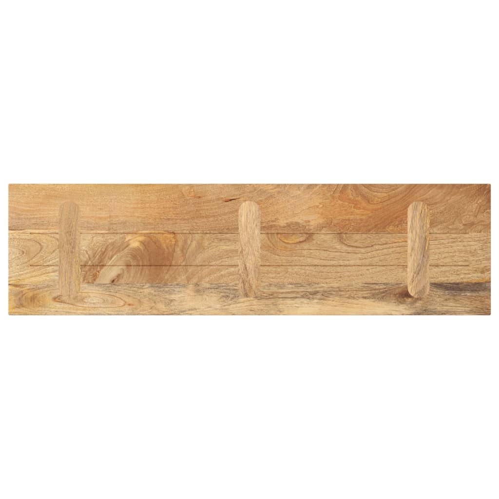 Piano per Tavolo 100x20x2,5 Rettangolare Legno Massello Mango