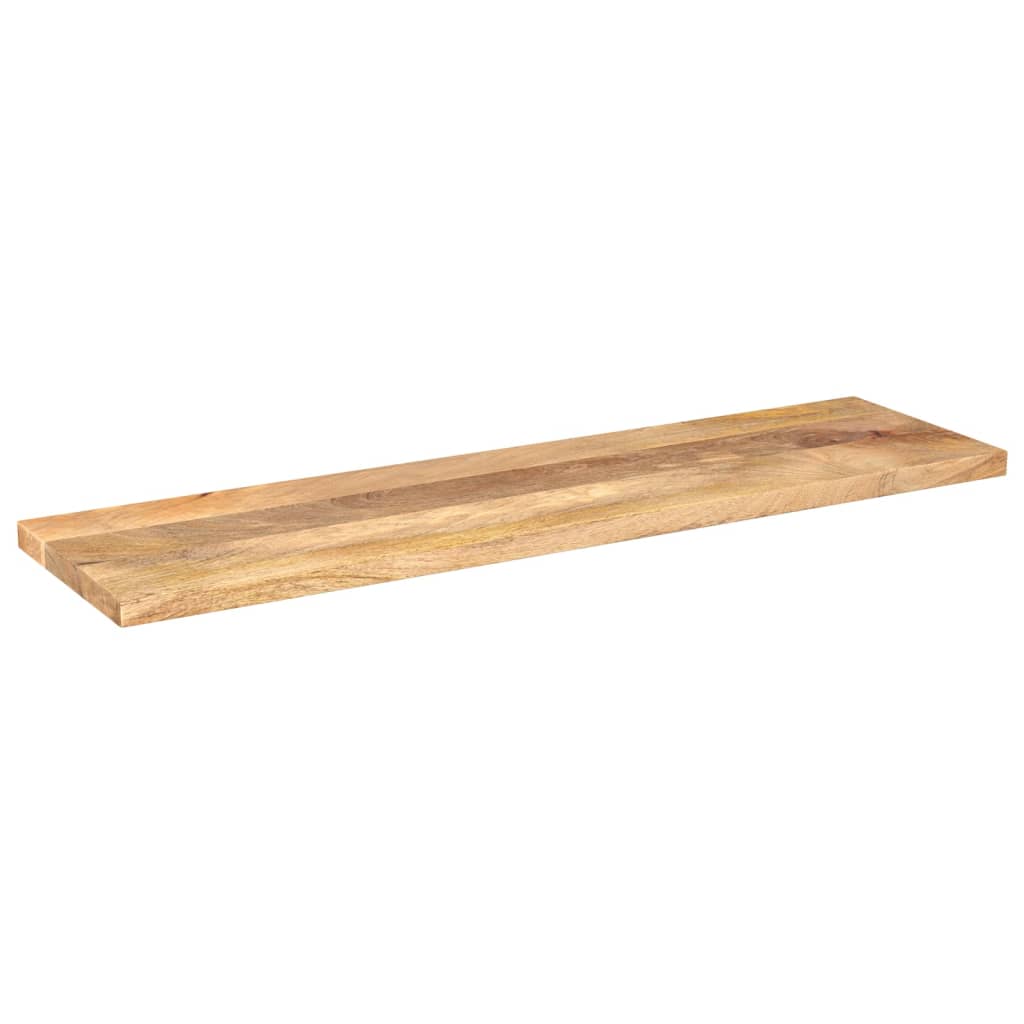 Piano per Tavolo 120x20x2,5 Rettangolare Legno Massello Mango