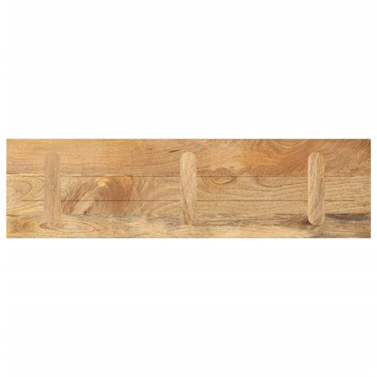 Piano per Tavolo 120x20x2,5 Rettangolare Legno Massello Mango