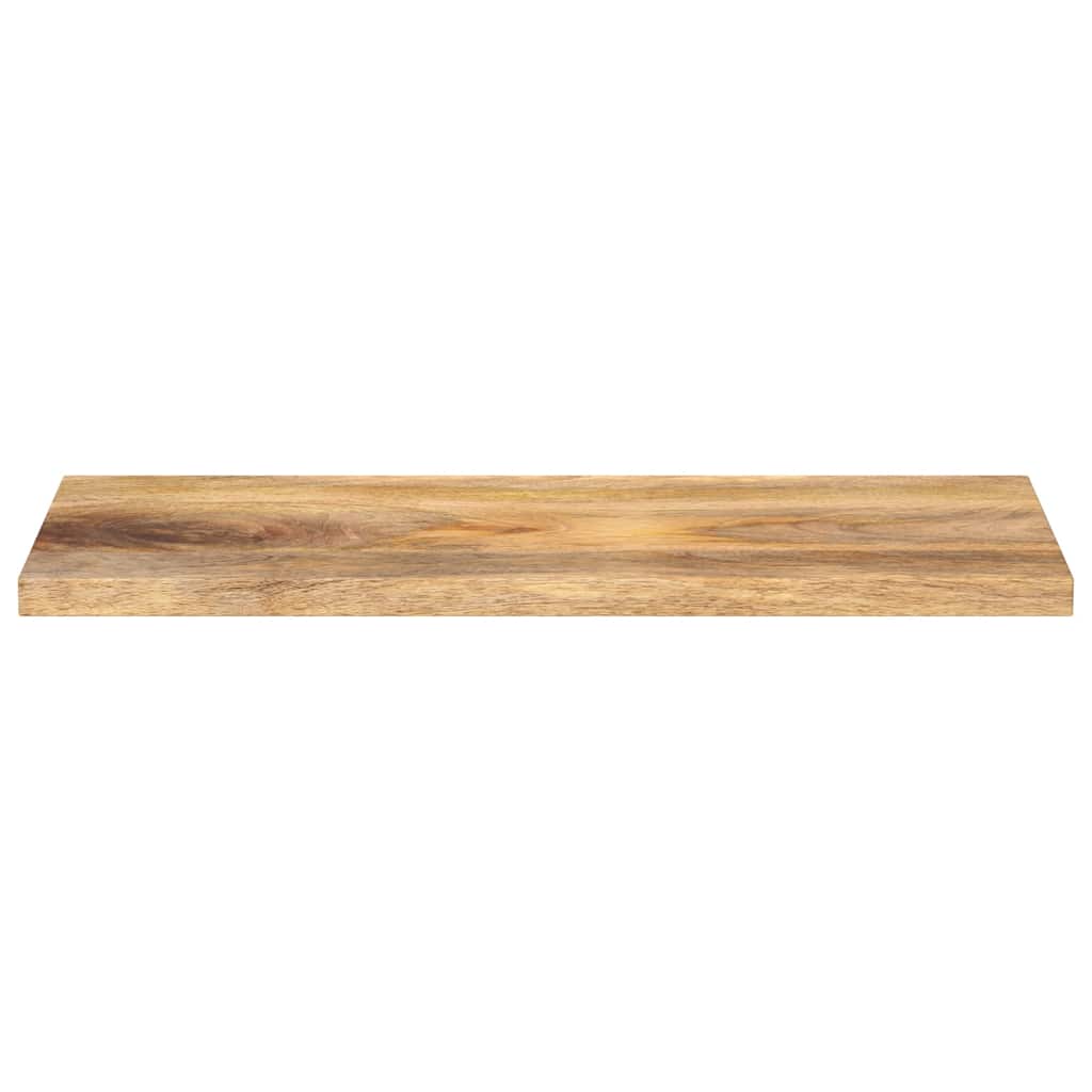 Piano Tavolo 80x40x2,5 cm Rettangolare Legno Massello di Faggio