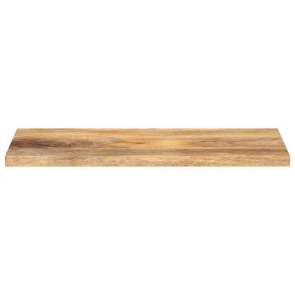 Piano Tavolo 80x40x2,5 cm Rettangolare Legno Massello di Faggio