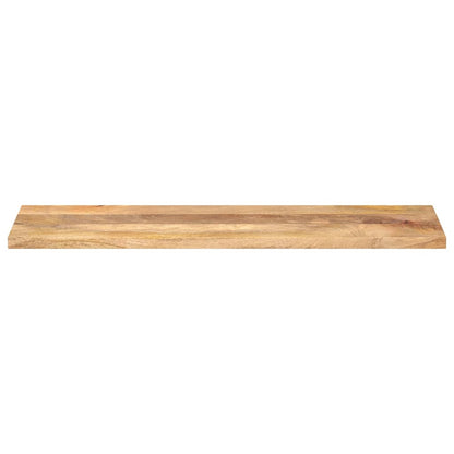 Piano per Tavolo 120x40x2,5cm Rettangolare Legno Massello Mango