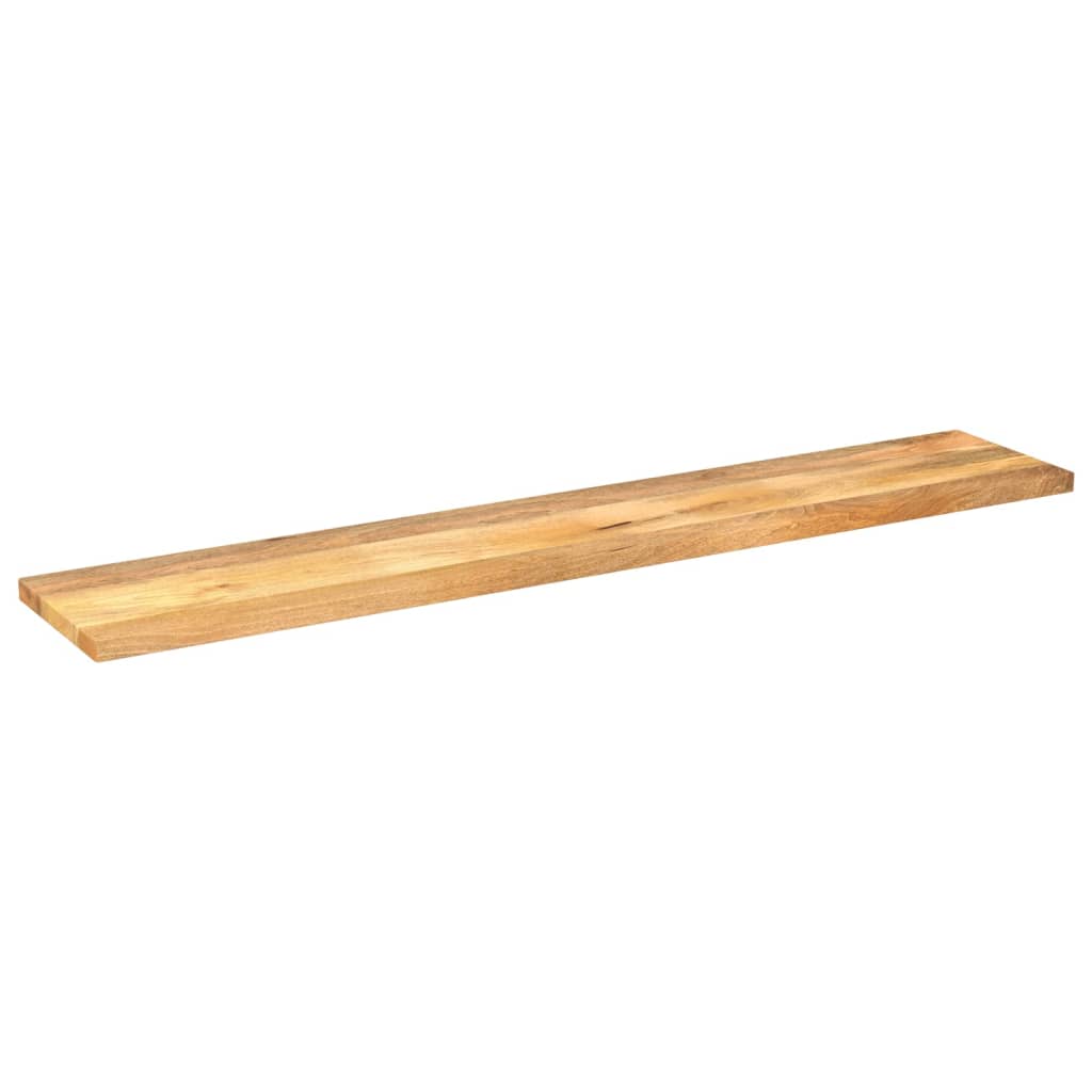 Piano per Tavolo 140x40x2,5cm Rettangolare Legno Massello Mango