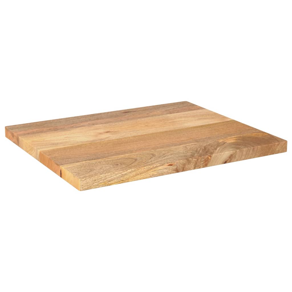 Piano per Tavolo 60x50x2,5 cm Rettangolare Legno Massello Mango