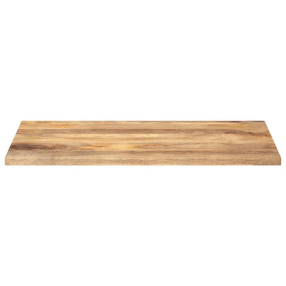 Piano per Tavolo 110x50x2,5cm Rettangolare Legno Massello Mango
