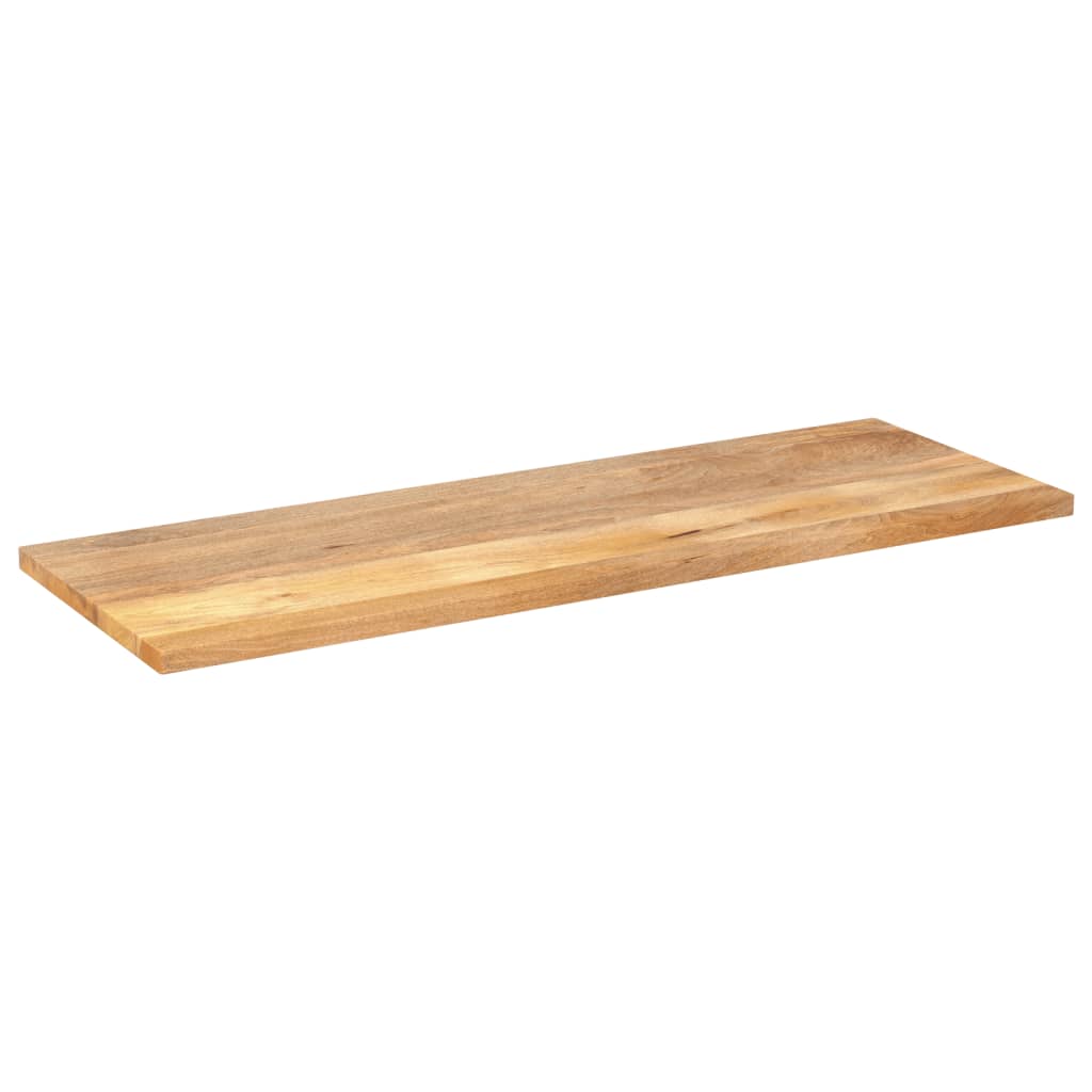 Piano per Tavolo 140x50x2,5cm Rettangolare Legno Massello Mango