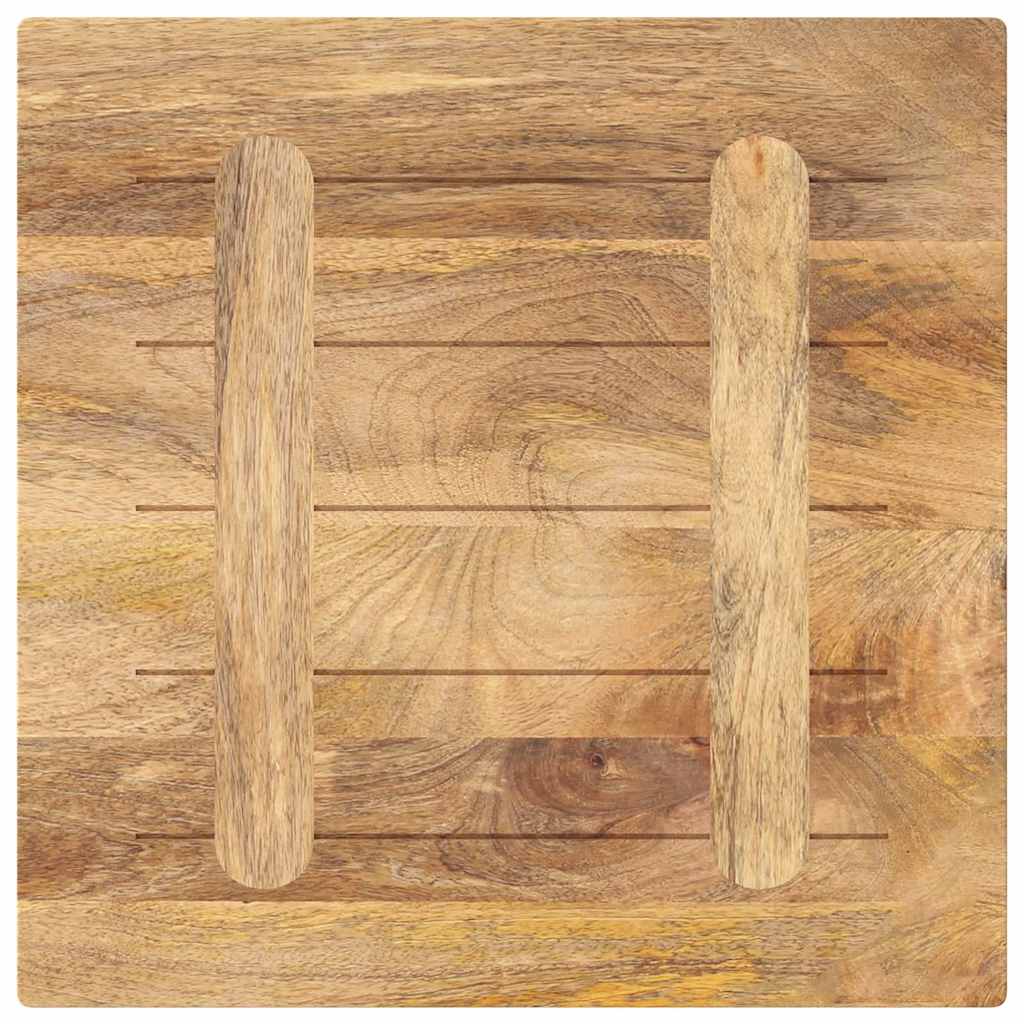 Piano Tavolo 60x60x2,5 cm Quadrato Legno Massello di Acacia