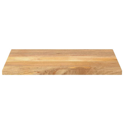 Piano per Tavolo 80x60x2,5 cm Rettangolare Legno Massello Mango