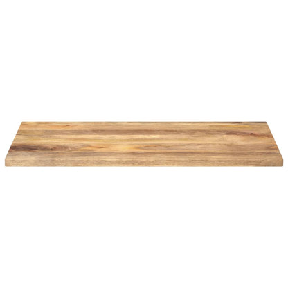 Piano per Tavolo 120x60x2,5cm Rettangolare Legno Massello Mango