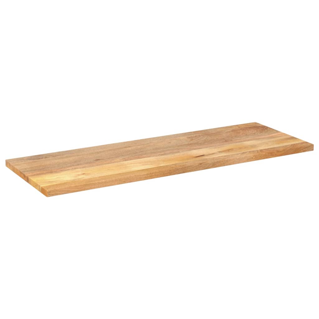 Piano per Tavolo 140x60x2,5cm Rettangolare Legno Massello Mango
