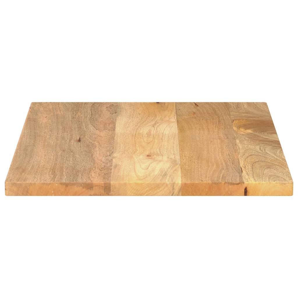 Piano per Tavolo 80x70x2,5 cm Rettangolare Legno Massello Mango