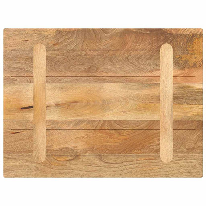 Piano per Tavolo 90x70x2,5 cm Rettangolare Legno Massello Mango