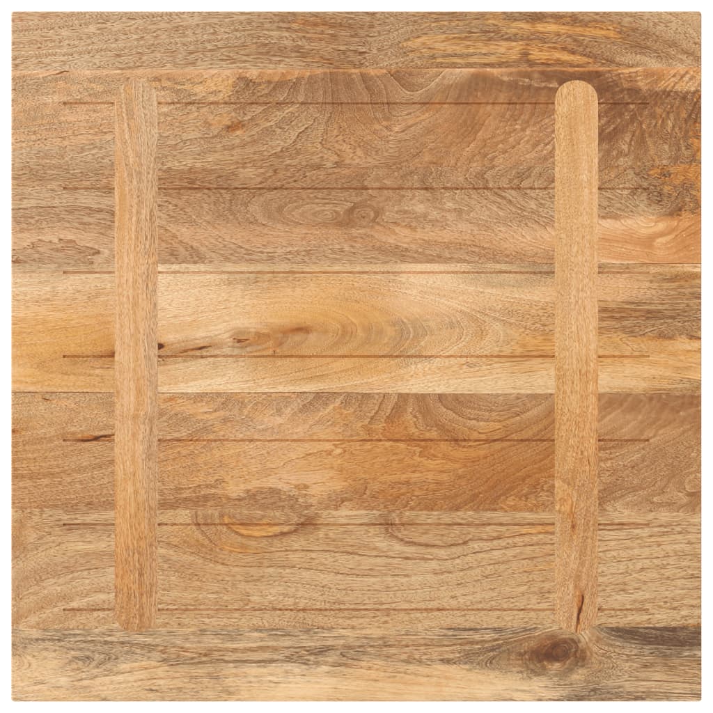 Piano per Tavolo 80x80x2,5 cm Quadrato Legno Massello di Pino