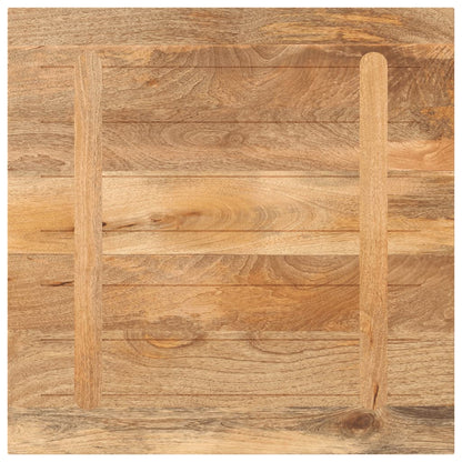 Piano per Tavolo 80x80x2,5 cm Quadrato Legno Massello di Pino