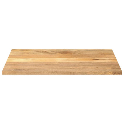 Piano per Tavolo 90x80x2,5 cm Rettangolare Legno Massello Mango