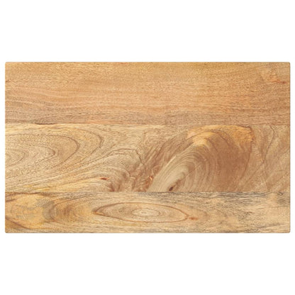 Piano per Tavolo 40x20x3,8 cm Rettangolare Legno Massello Mango