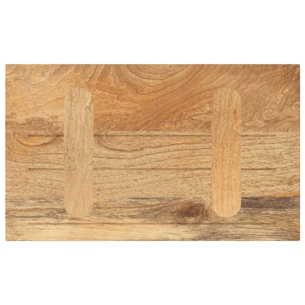 Piano per Tavolo 60x20x3,8 cm Rettangolare Legno Massello Mango