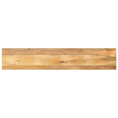 Piano per Tavolo 180x20x3,8cm Rettangolare Legno Massello Mango