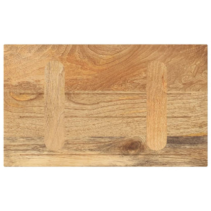 Piano per Tavolo 40x30x3,8 cm Rettangolare Legno Massello Mango