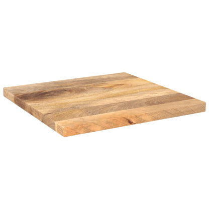 Piano per Tavolo 50x50x3,8 cm Quadrato Legno Massello di Pino