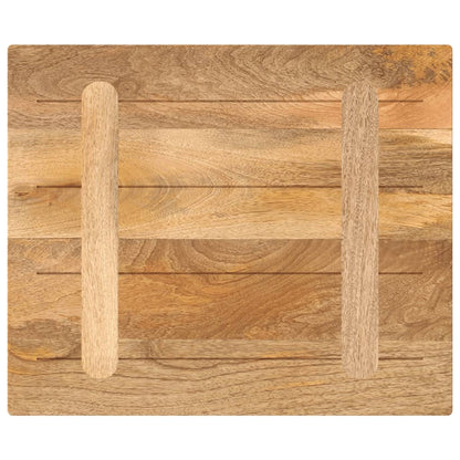 Piano per Tavolo 60x50x3,8 cm Rettangolare Legno Massello Mango