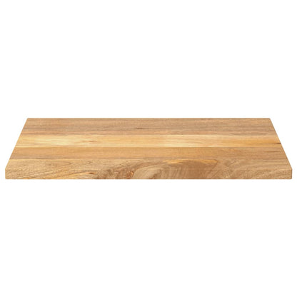 Piano per Tavolo 80x70x3,8 cm Rettangolare Legno Massello Mango