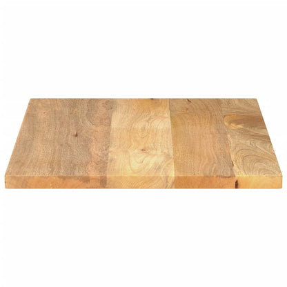 Piano per Tavolo 80x70x3,8 cm Rettangolare Legno Massello Mango