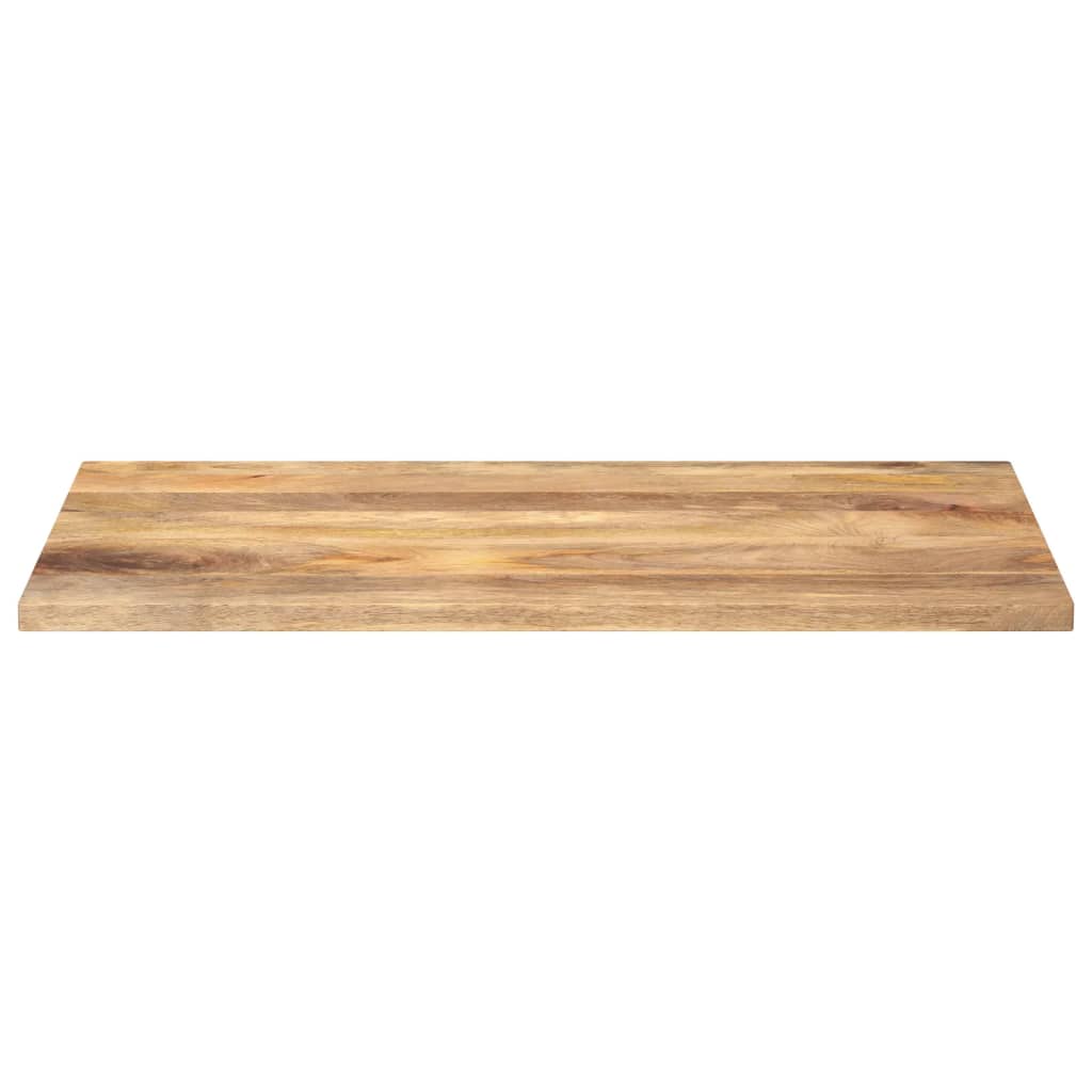 Piano per Tavolo 100x70x3,8cm Rettangolare Legno Massello Mango