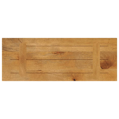 Piano per Tavolo 90x30x2,5 cm Rettangolare Legno Massello Mango