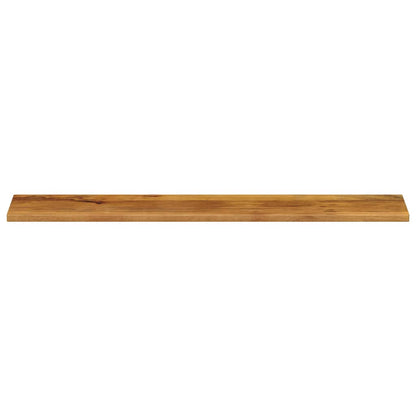 Piano per Tavolo 140x30x2,5cm Rettangolare Legno Massello Mango