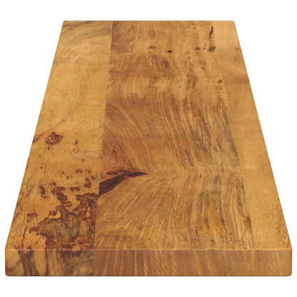 Piano per Tavolo 140x30x2,5cm Rettangolare Legno Massello Mango