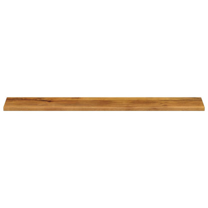 Piano per Tavolo 160x30x2,5cm Rettangolare Legno Massello Mango