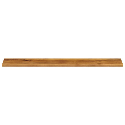 Piano per Tavolo 180x30x2,5cm Rettangolare Legno Massello Mango