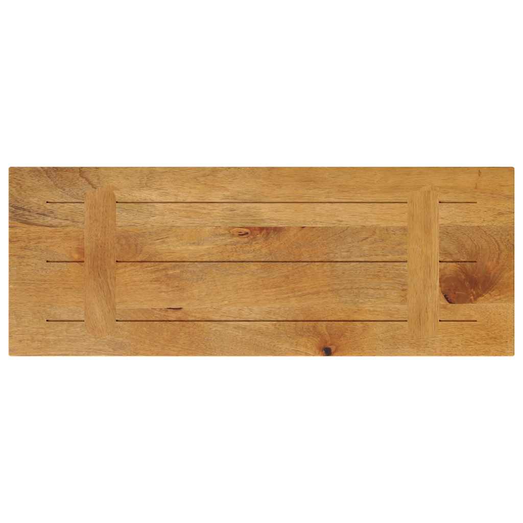 Piano per Tavolo 70x40x2,5 cm Rettangolare Legno Massello Mango