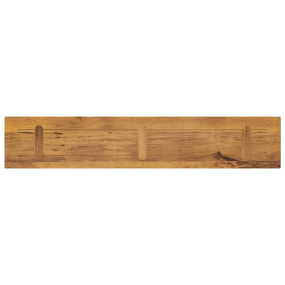 Piano per Tavolo 180x40x2,5cm Rettangolare Legno Massello Mango