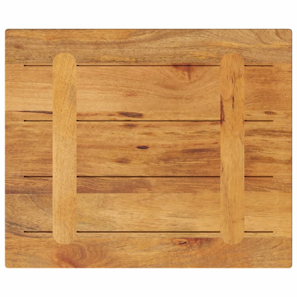 Piano per Tavolo 60x50x2,5 cm Rettangolare Legno Massello Mango