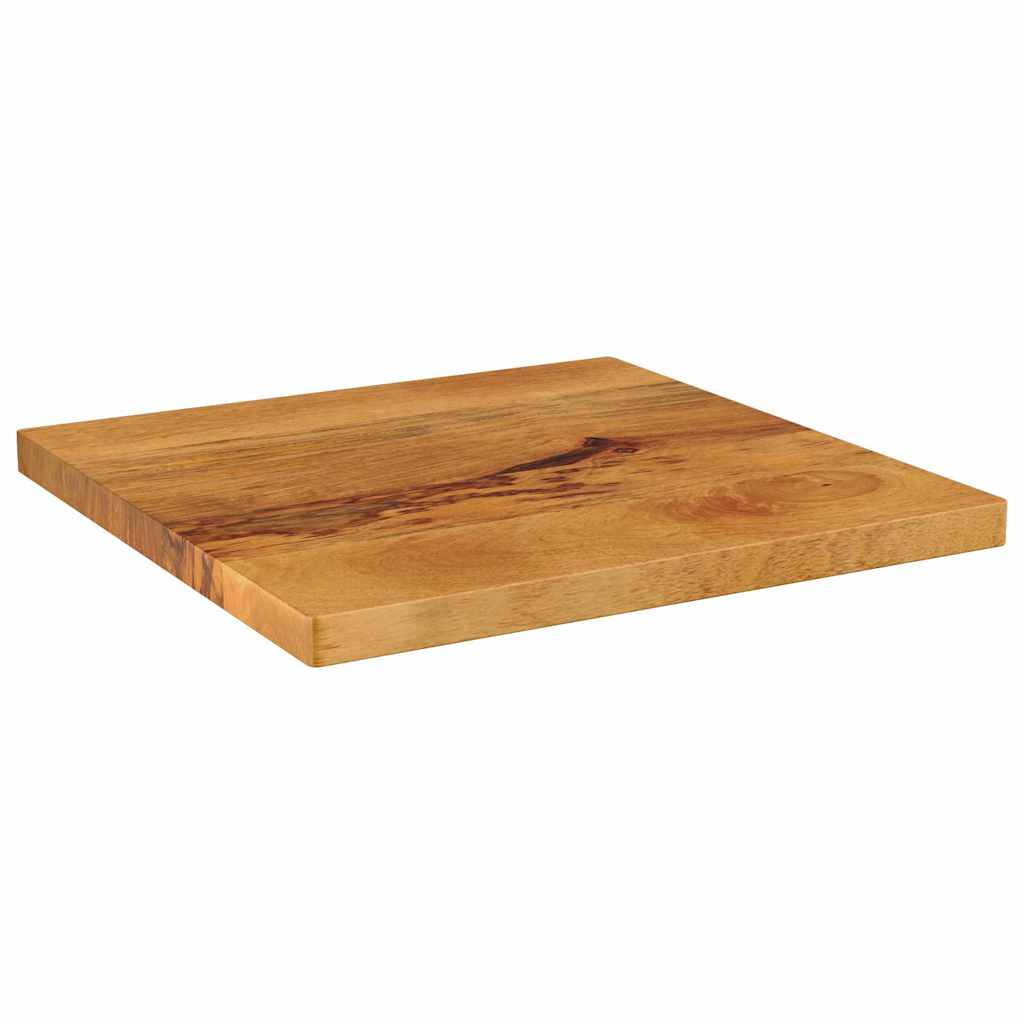 Piano Tavolo 60x60x2,5 cm Quadrato Legno Massello di Acacia