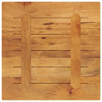 Piano Tavolo 60x60x2,5 cm Quadrato Legno Massello di Acacia