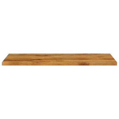 Piano per Tavolo 100x60x2,5cm Rettangolare Legno Massello Mango