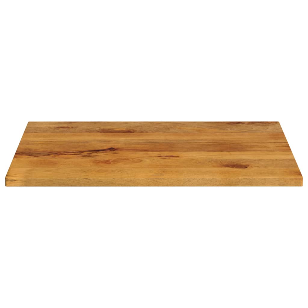Piano per Tavolo 110x80x2,5cm Rettangolare Legno Massello Mango