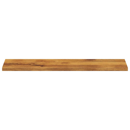 Piano per Tavolo 100x20x3,8cm Rettangolare Legno Massello Mango