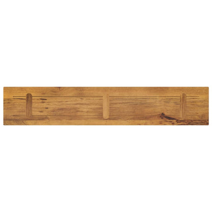 Piano per Tavolo 160x20x3,8cm Rettangolare Legno Massello Mango